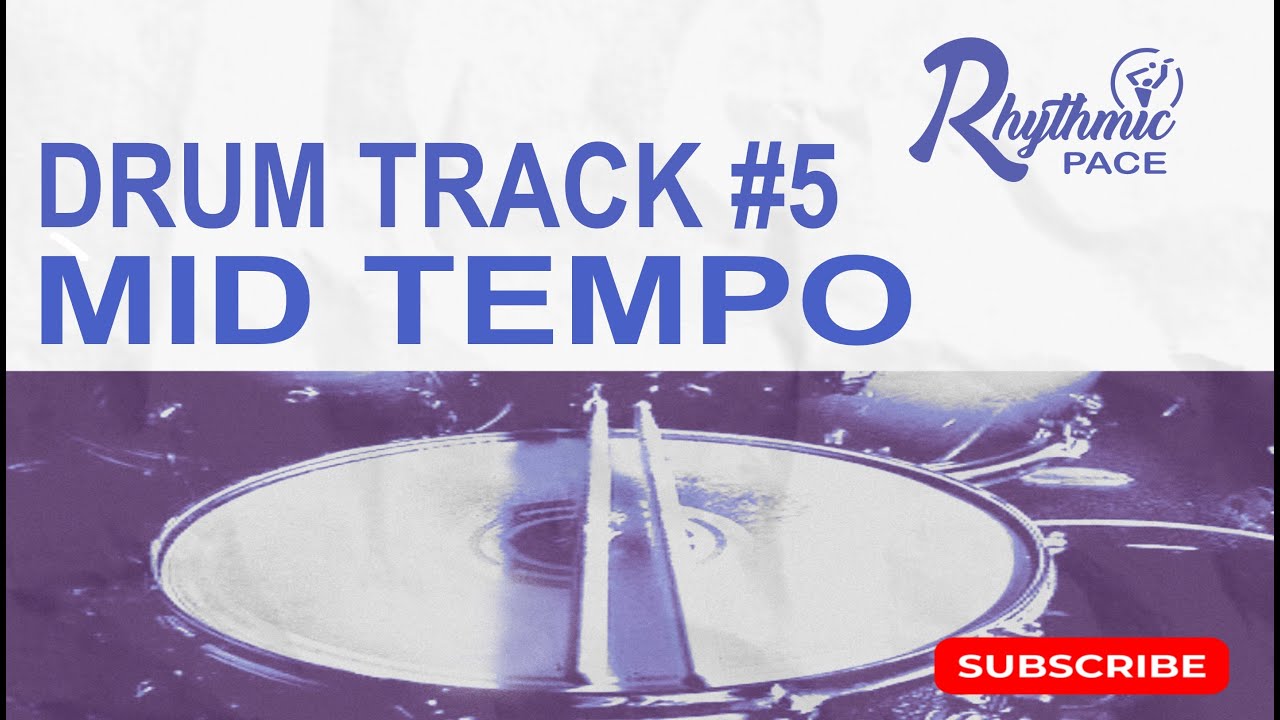 Drum track #5 Mid tempo 140 bpm 4/4
