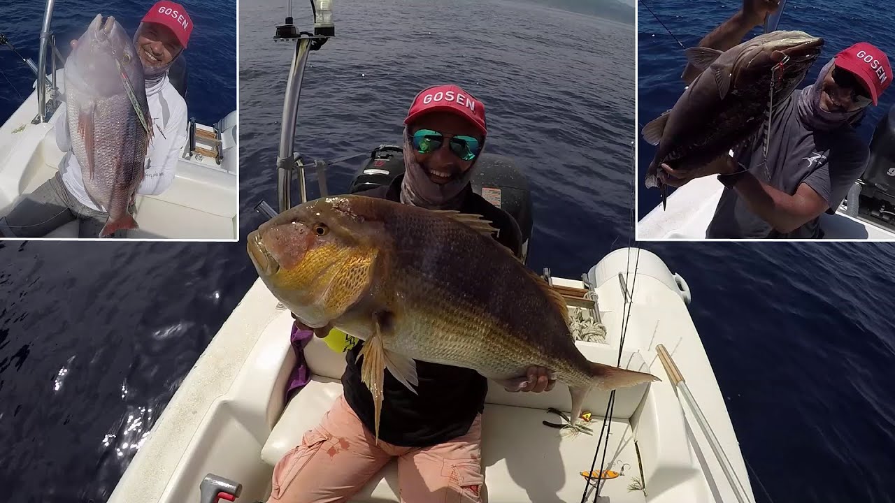 Slow Pitch Jigging Madness  Part 4 - Dentex 8.5 kgr, Golden Grouper, Pagrus