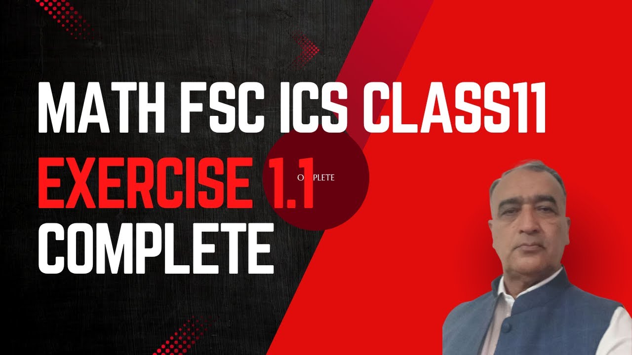 MATHS FSC ICS CLASS II, UNIT I, COMPLEX NUMBERS, EXERCIS 1.1