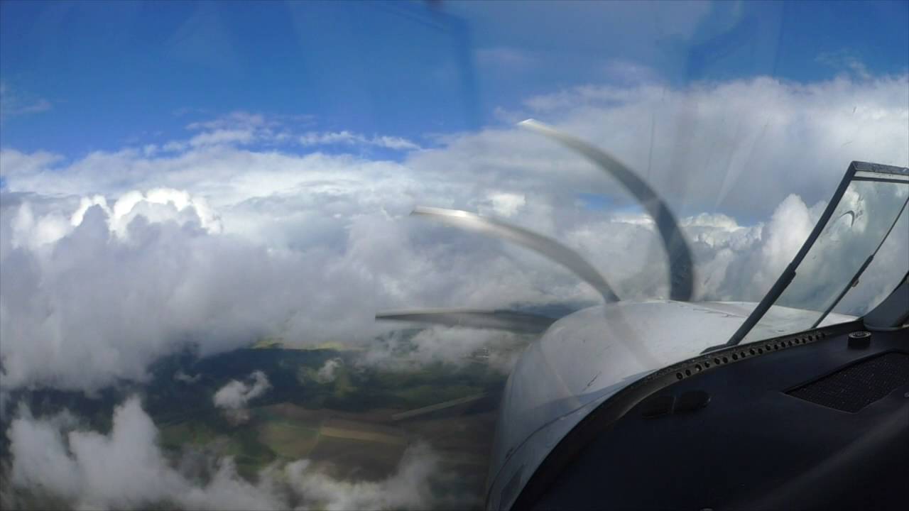 Landing in Donaueschingen (EDTD), Germany GPS 36 with a Cessna P210 Silver Eagle