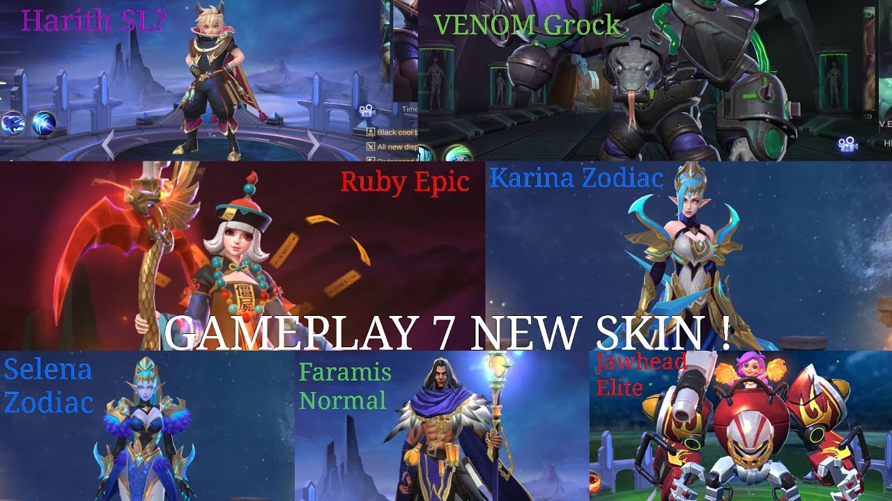 GAMEPLAY 7 NEW SKIN ! FINALLY GROCK V.E.N.O.M!