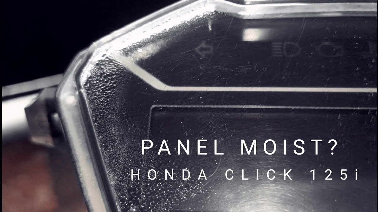 vlog #1:DIY Panel gauge moist solution (sealant) - Honda Click 125i Game Changer