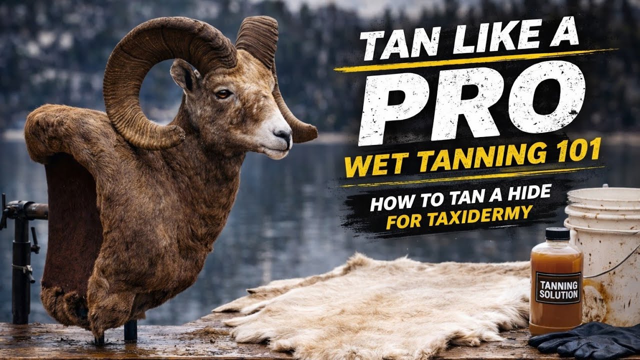 Tanning a Hide for Taxidermy | Step-by-Step Guide to a Pristine Mount