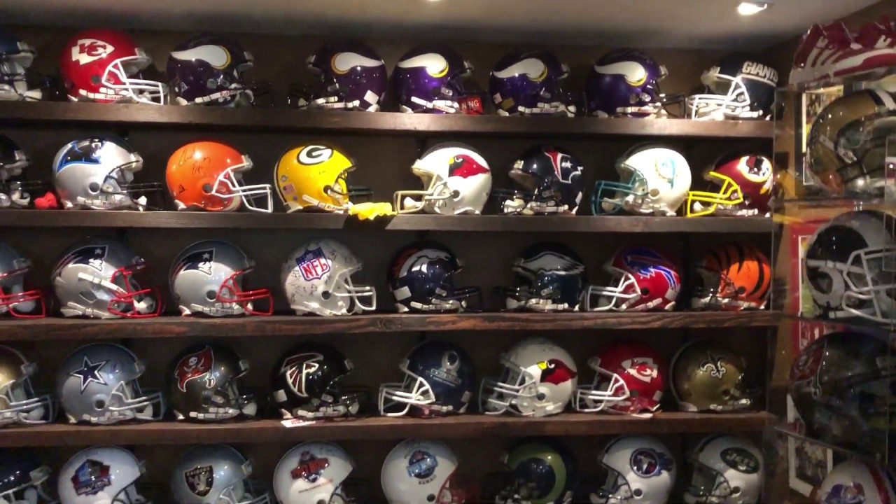 Sports Memorabilia Collection and Mancave  July 7 2020