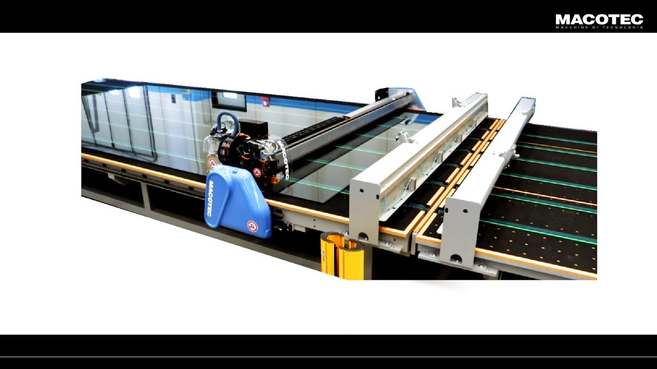Macotec - AUTOMATIC CUTTING LINES FOR MONOLITHIC GLASS
