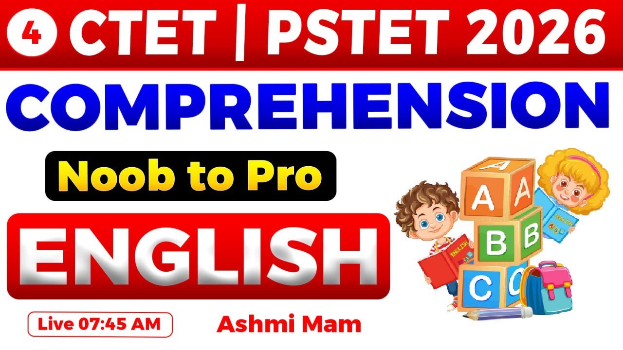 Day 4 📖 40 Days • 40 Passages | CTET • PSTET 2026 English 🔥 Noob to Pro Series by Ashmi Mam 💯