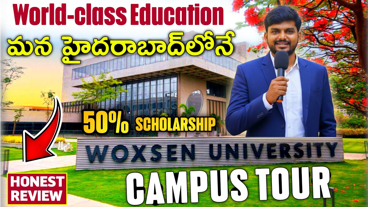 Woxsen University Hyderabad Full Campus Tour | World-Class Infrastructure & Student Life