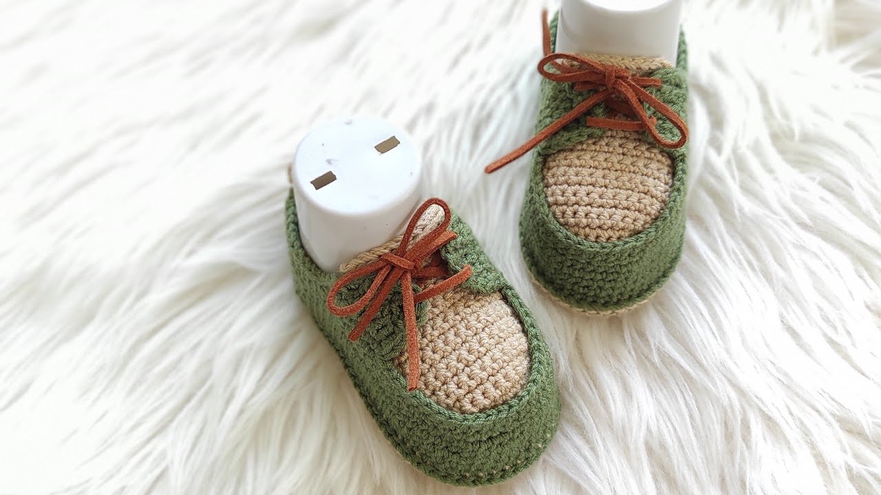 1Yaş Erkek Bebek Makosen Patik Yapılışı(model sahibi @patikabebek)Baby Boy Booties#bebekpatiği#patik