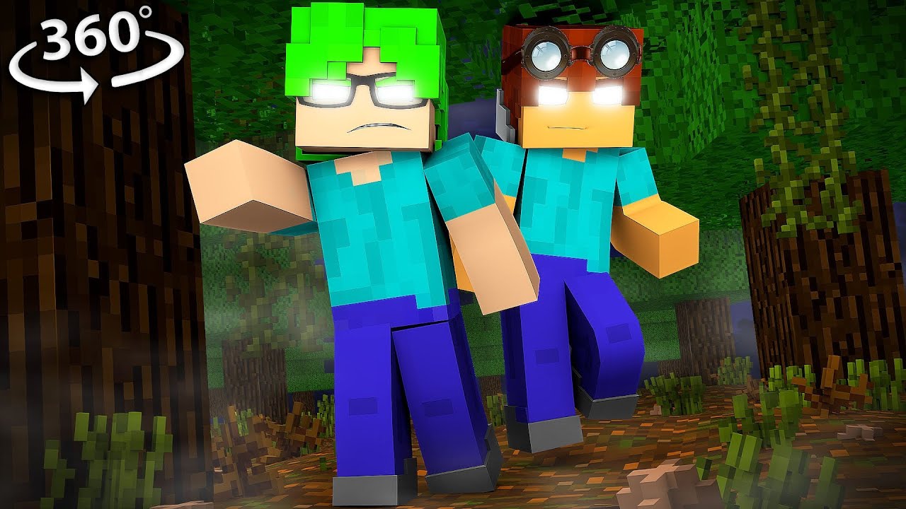 Minecraft HEROBRINE ПРЕСЛЕДУЕТ ЗА ВАМИ в VR!?