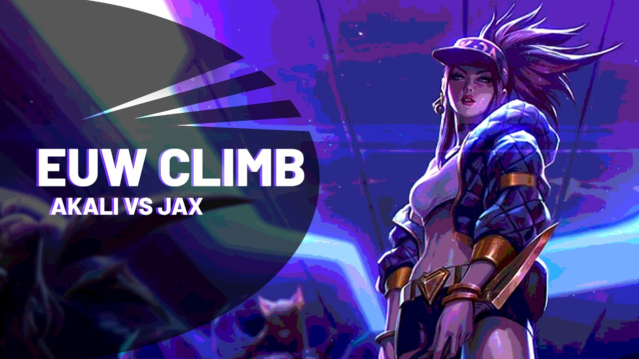 Riot прервали восхождение на первое место, поэтому теперь я играю за Акали (против Джакса).