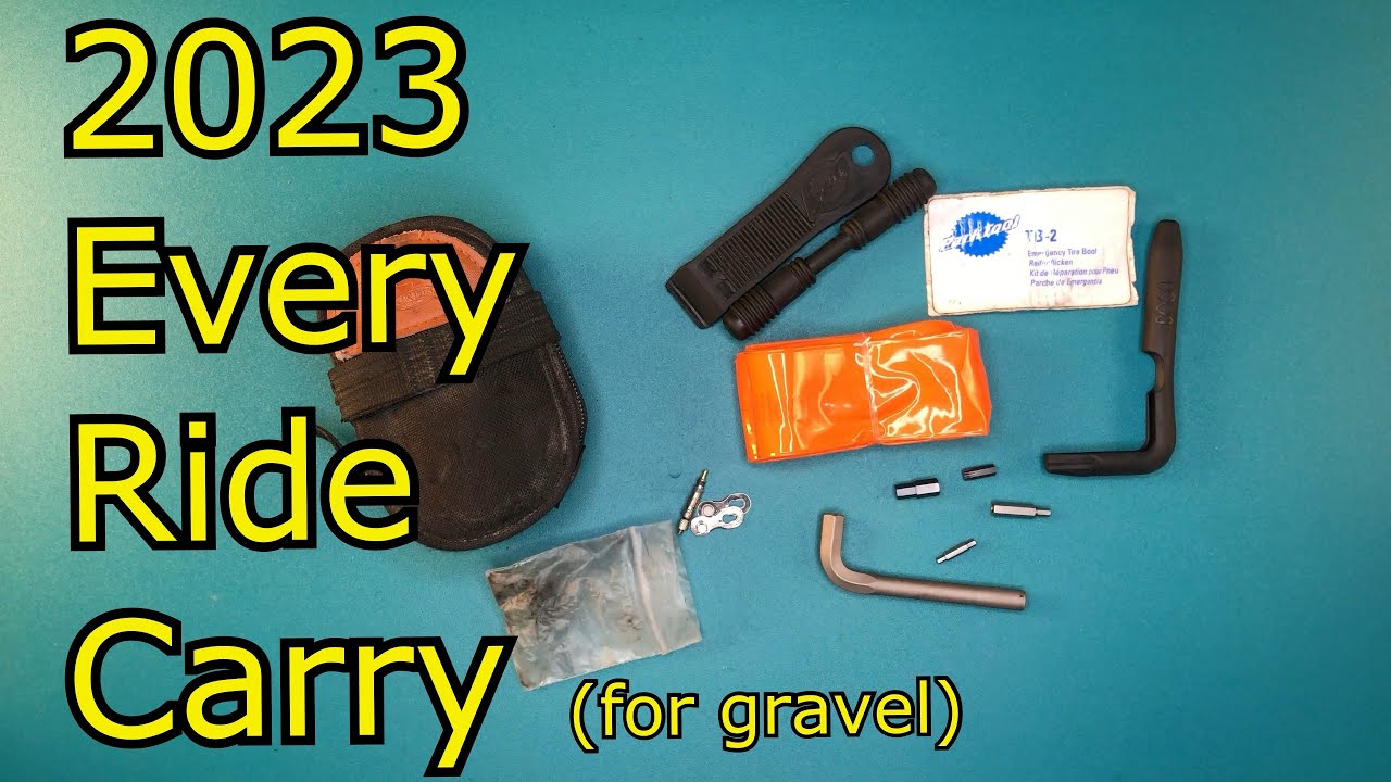 My Every Ride Carry (EDC) for gravel cycling in 2023