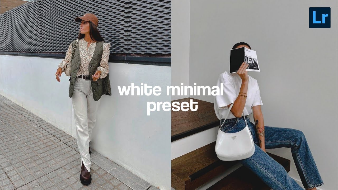 White Minimal preset | Instagram feed | lightroom free presets