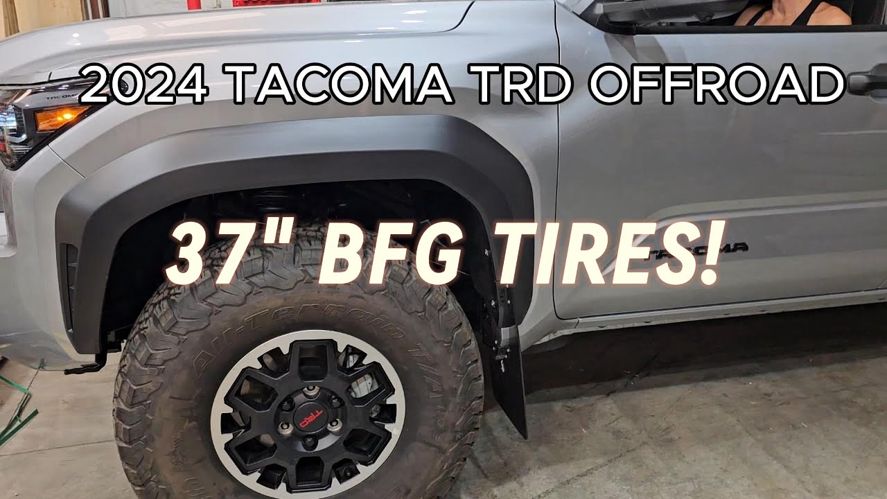 Подходят ли 37-дюймовые диски для Toyota Tacoma 2024 года с уровнем 1,5 дюйма? | Установка брызго...