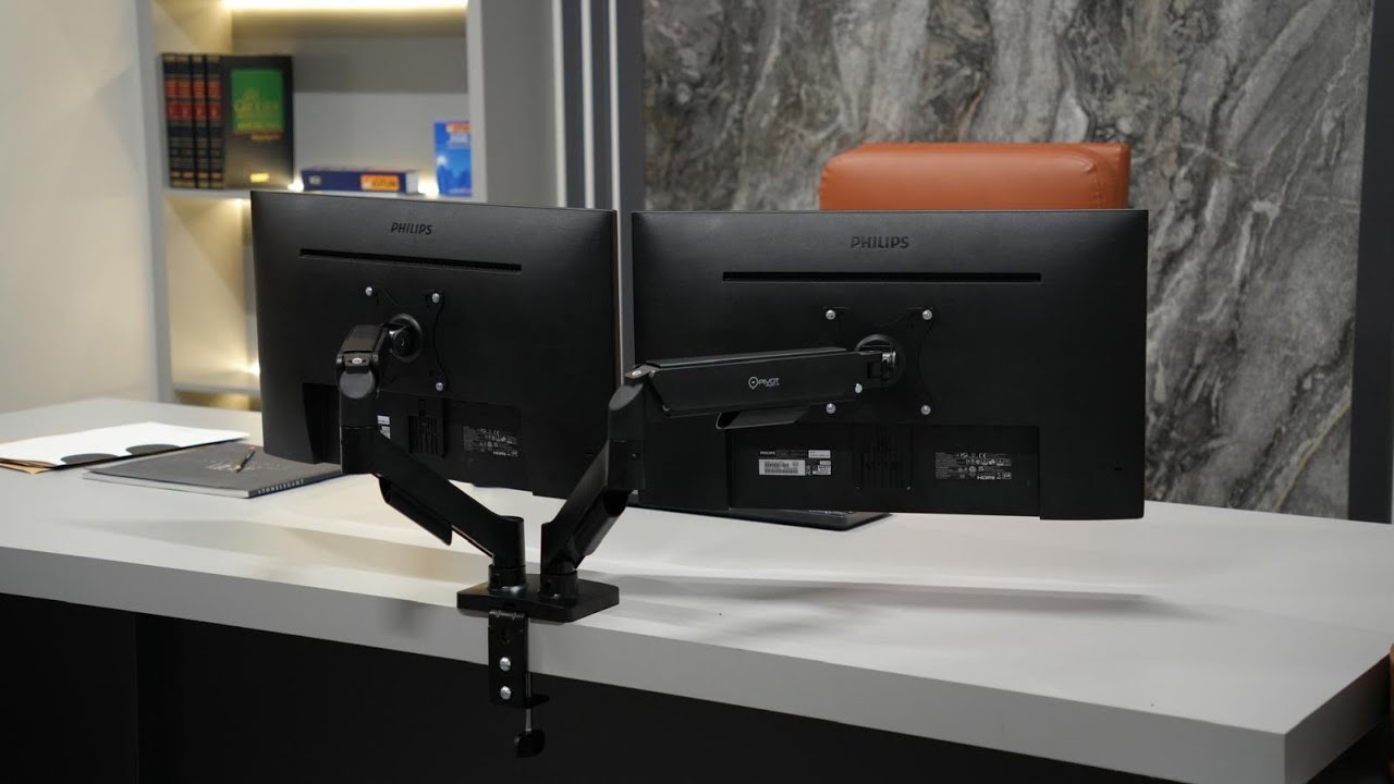 Pivot PMH10-M24B &Ccedil;ift Kollu Monit&ouml;r Kolu Kurulumu | Adım Adım Montaj Rehberi (VESA Anlatımlı)