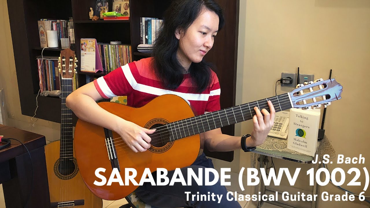 Sarabande BWV 1002 (J.S.Bach) - Trinity College Classical Guitar Grade 6
