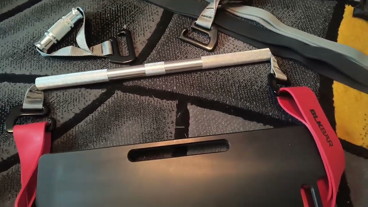 Budget Resistance Band Gym Setup