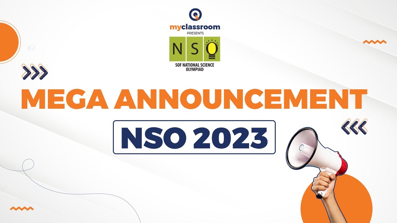 National Science Olympiad 2023 | Mega Announcement | #nso #myclassroom