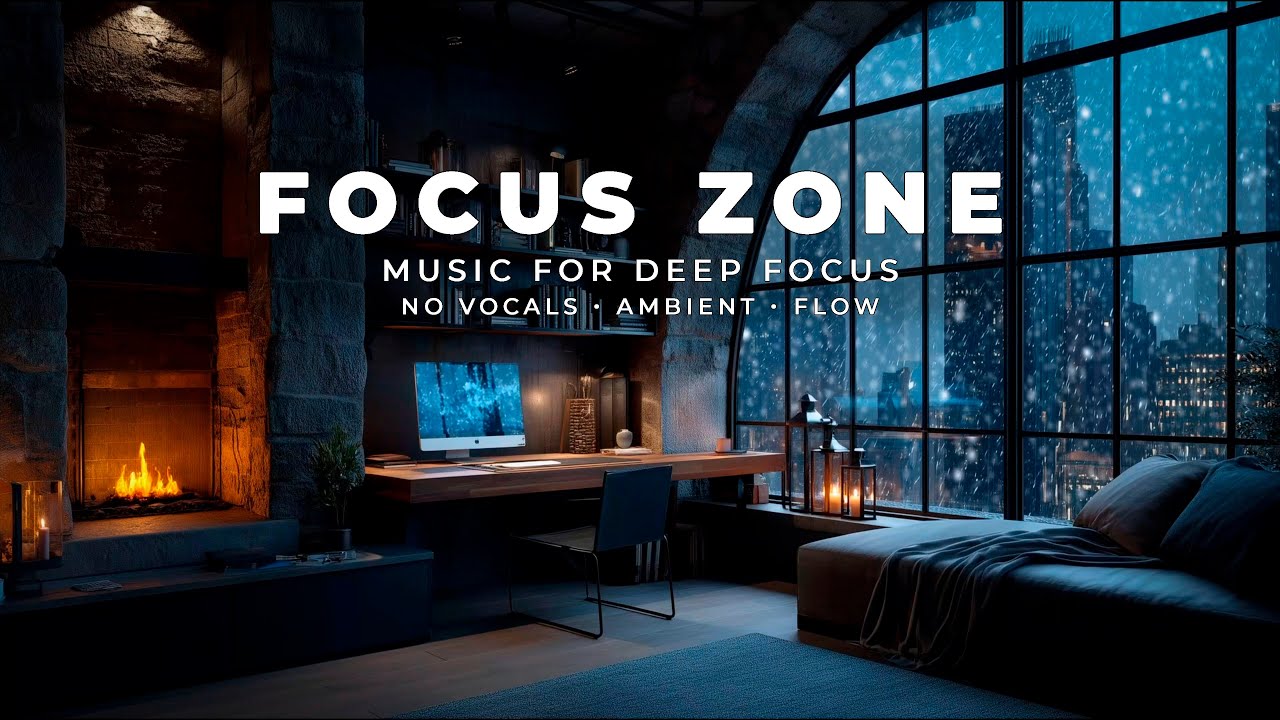 FOCUS ZONE — Deep Focus Ambient | Work & Study (No Vocals)