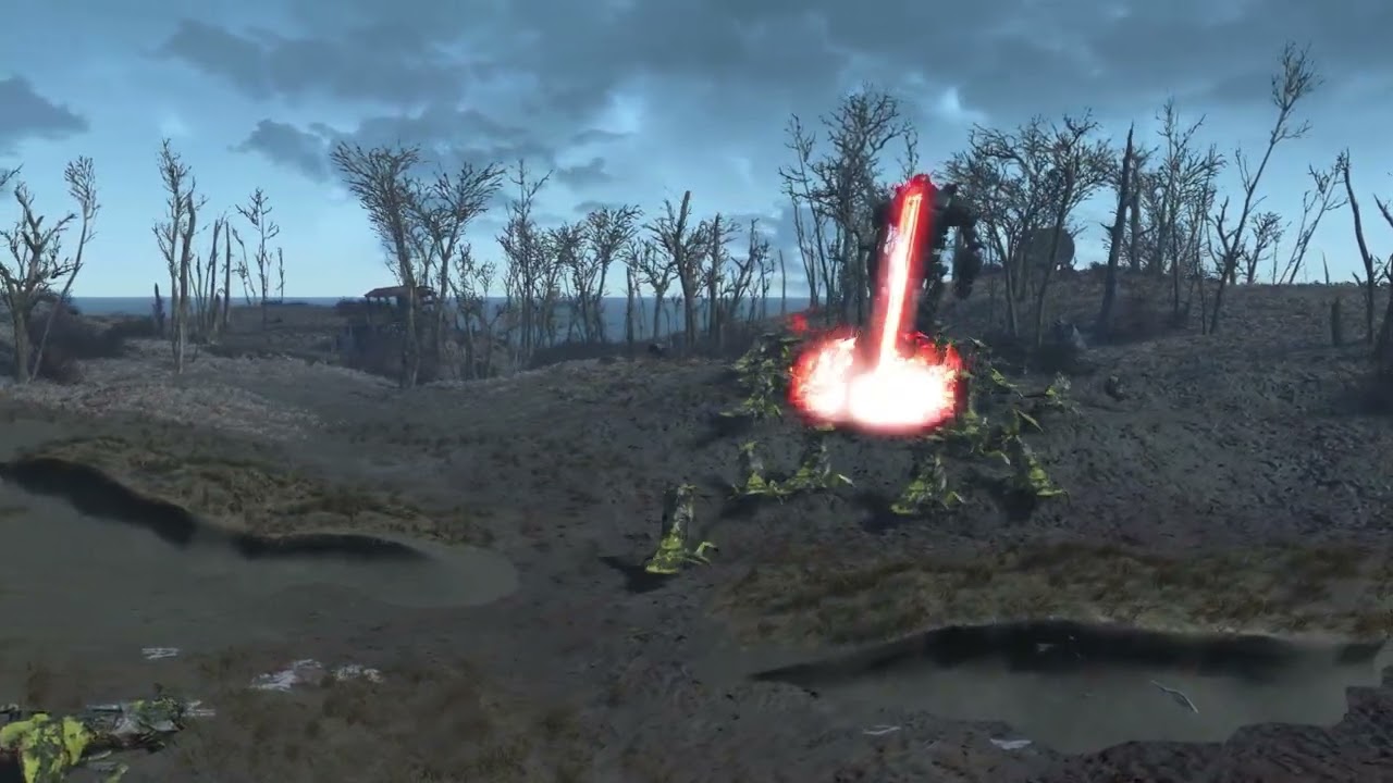 Fallout 4 - Day 35 Taking down Liberty Prime: 40 Enraged Fog Crawlers