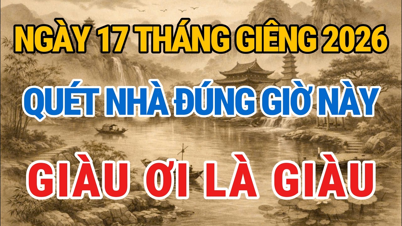 Ngày 17 tháng giêng – đừng dại quét nhà sai giờ này, LỘC ĐẦU NĂM BAY SẠCH