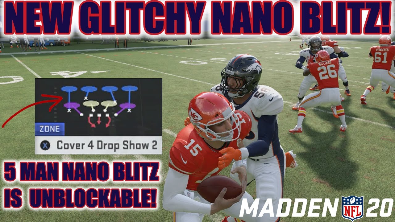 UNSTOPPABLE 5 MAN MADDEN 20 NANO BLITZ KILLS MAX PROTECT! GLITCHY DEFENSE LOCKS THE RUN & PASS! TIPS