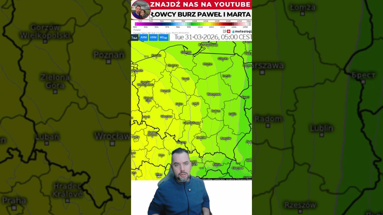 Prognoza pogody na poniedziałek i noc #pogoda #polska