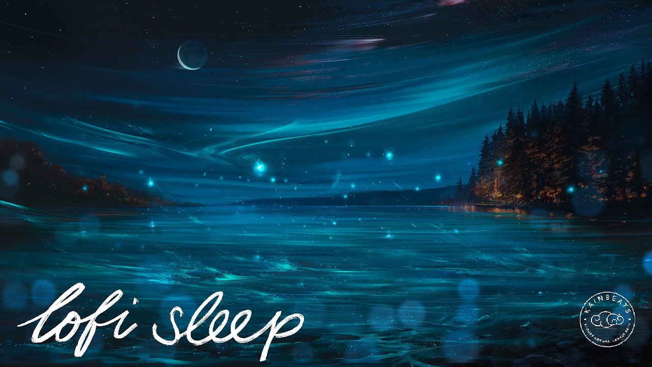 kainbeats - midnight at the lake 🌌 [Calm Lo-fi Music to sleep /relax/study to ] ✨