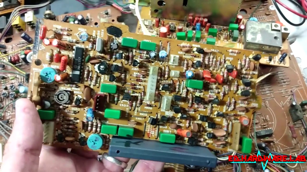 Sucata eletrônica - 010 - vídeo cassete Sharp  - 