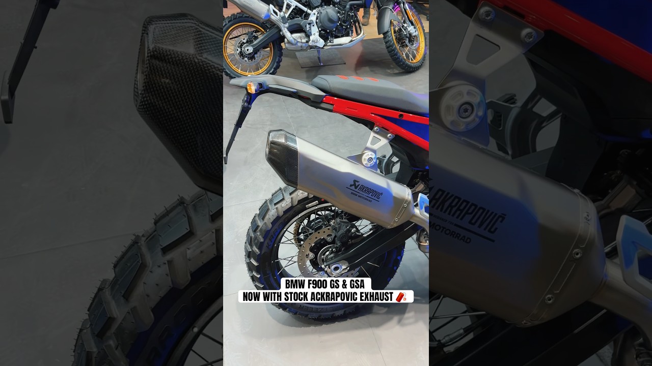 BMW F900 GS Akrapovic Exhaust 🧨 #bmwf900gs #bmwf900gs #f900gs