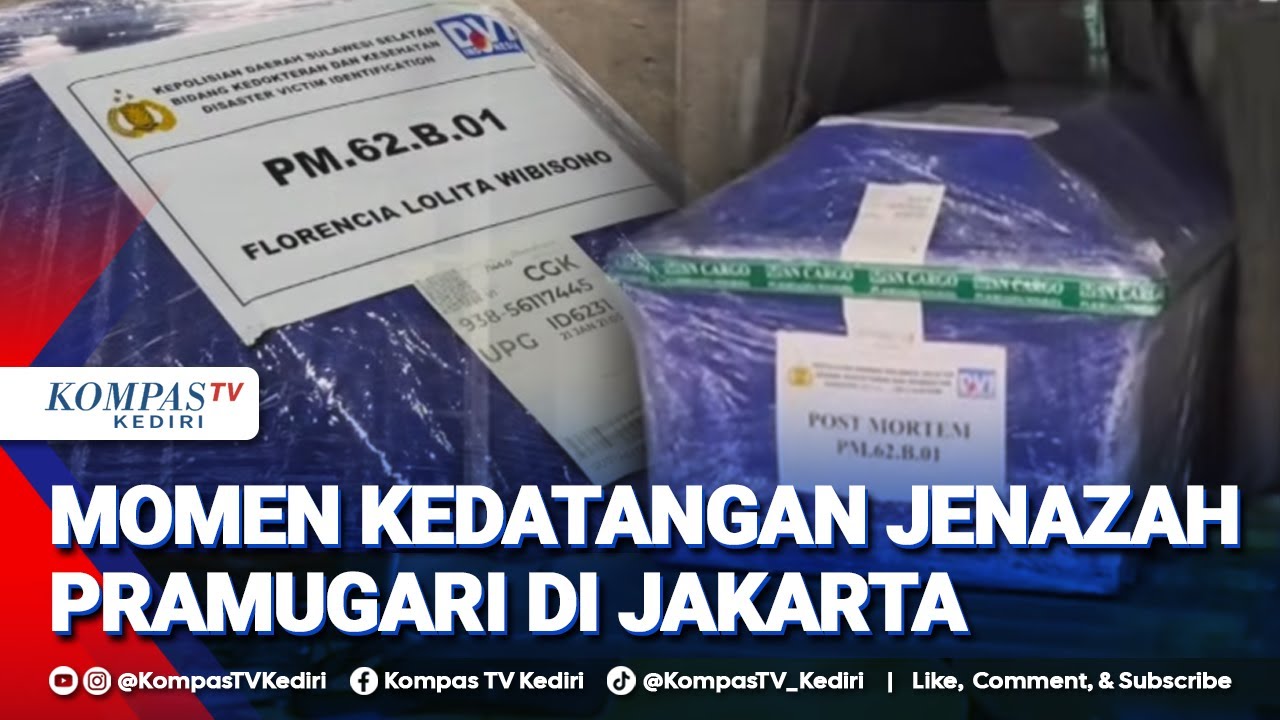 Kedatangan Jenazah Pramugari Florencia Lolita Wibisono Korban Pesawat ATR 42-500 di Jakarta