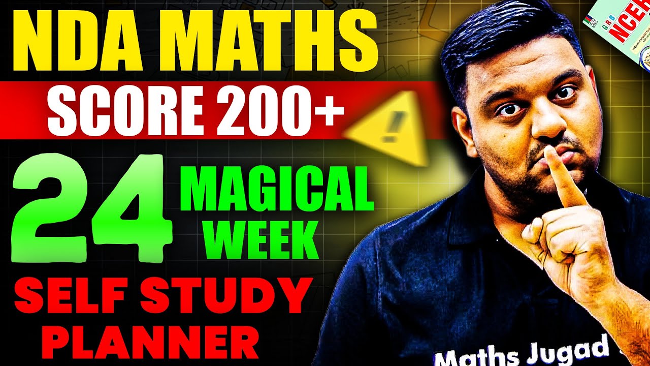 📘NDA MATHS SELF STUDY PLAN 2026 | Complete NDA 1 2026 Maths Strategy💯Chapterwise Target & Practice📚