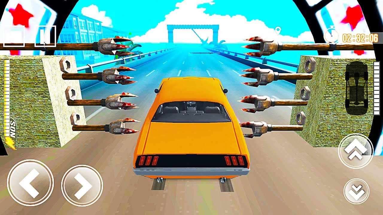 Speed Car Bumps Challenge (Extreme Race with Obstacles) - Android Gameplay