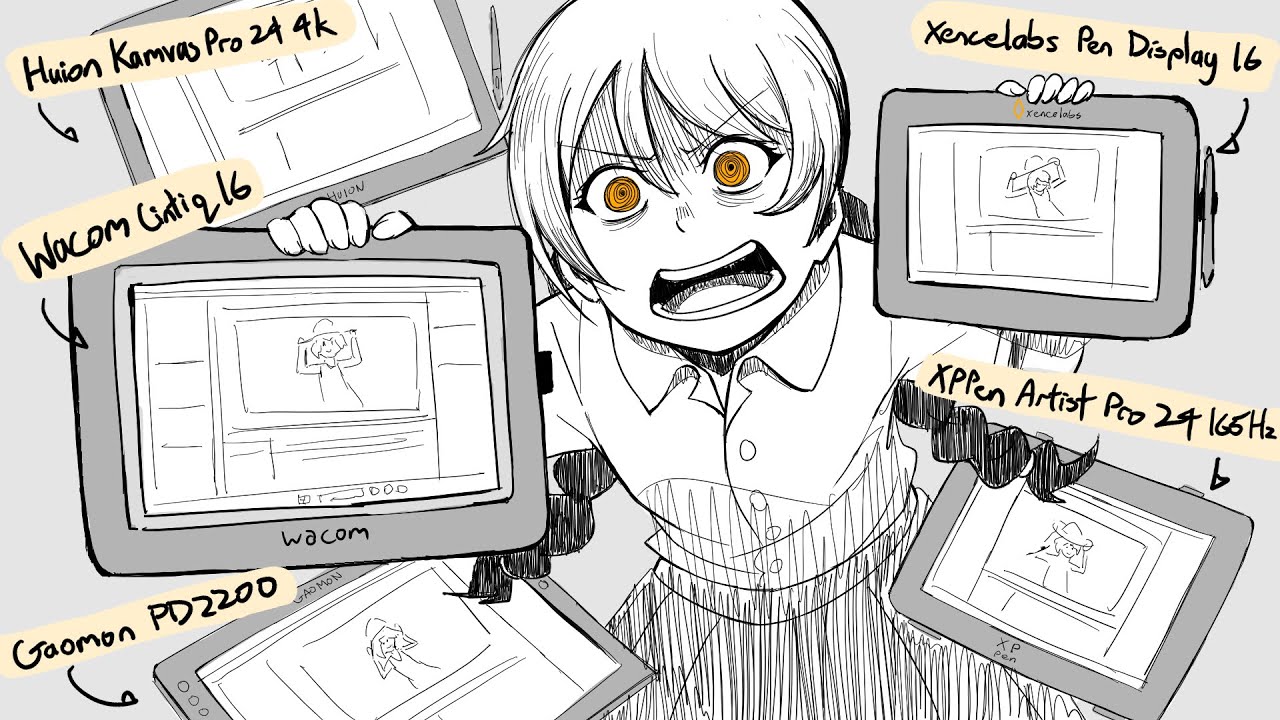 Best Pen Display Tablets for 2D Artists? I Tried 5 of Them - What I Liked (and Didn’t)