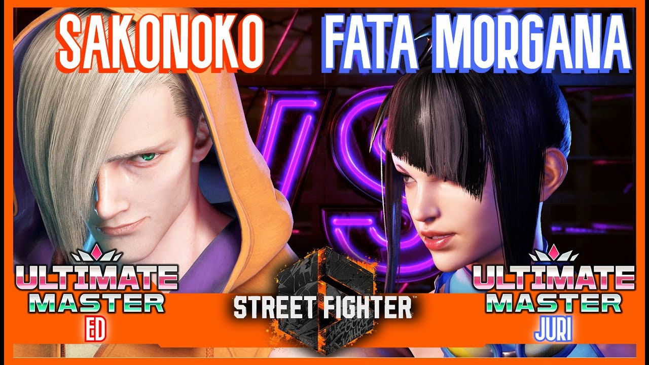 SF6 Match ♦ SAKONOKO (Ed) 🆚 FATA MORGANA (Juri) ♦ High level matches