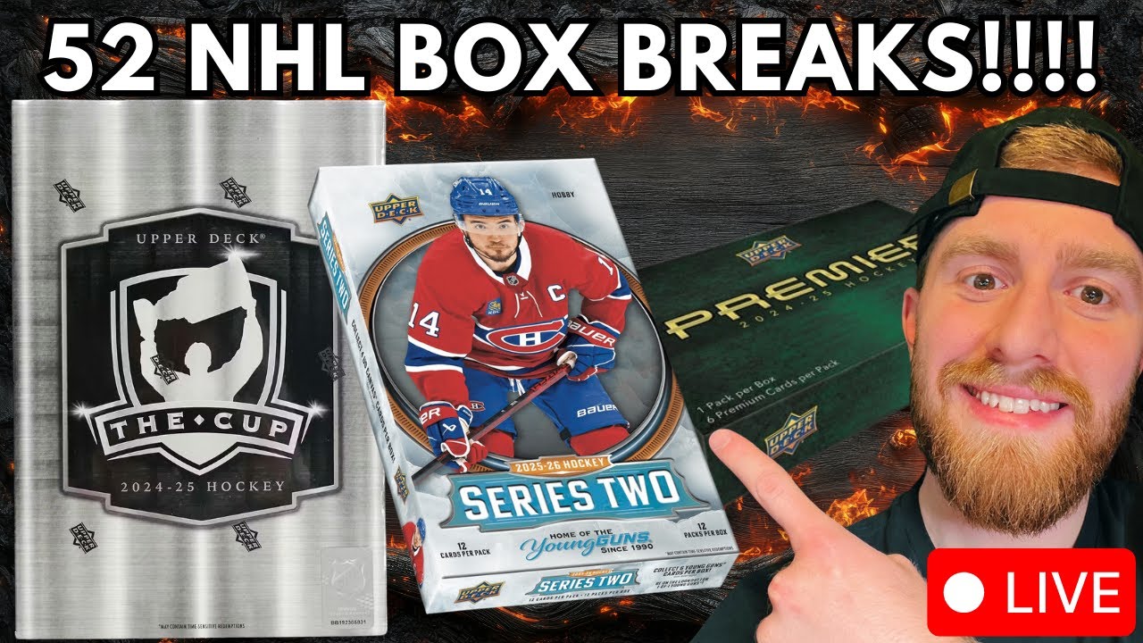 52+ BOX NHL Hockey Opening!!! Upper Deck Series 2 + THE CUP!!
