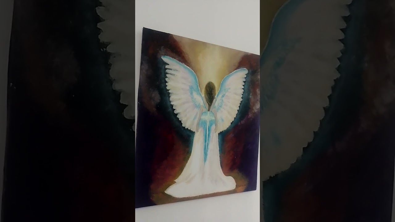 Pintura &Aacute;ngel de la guarda