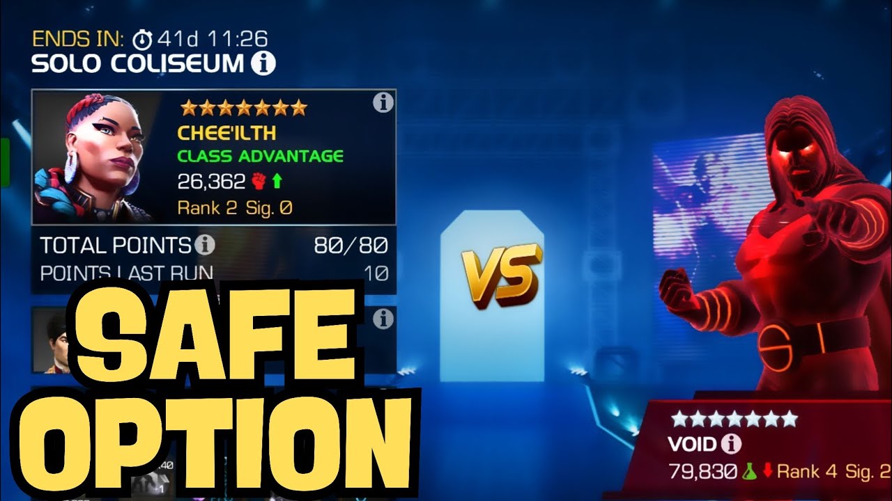 I TRIED CHEE'ILTH IN VOID COLISEUM - MCOC