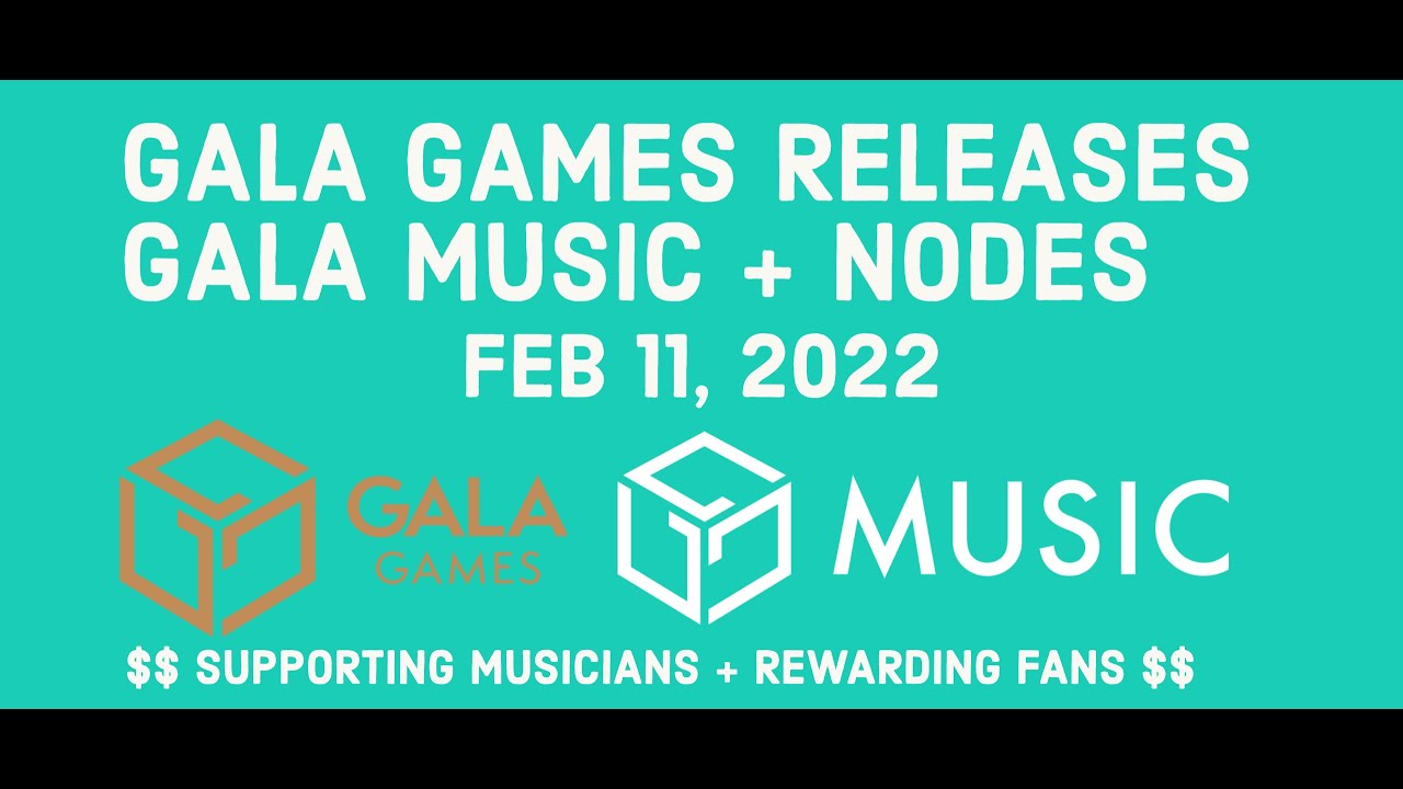 Introduction to Gala Music and Nodes - Listen to Earn - You Don't Want to Miss This!! - Gala Games