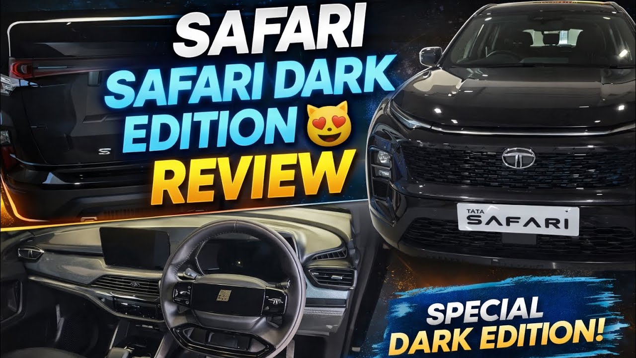 Tata safari dark edition review 🤯 Tata ne ye kya Bana diya 🤑