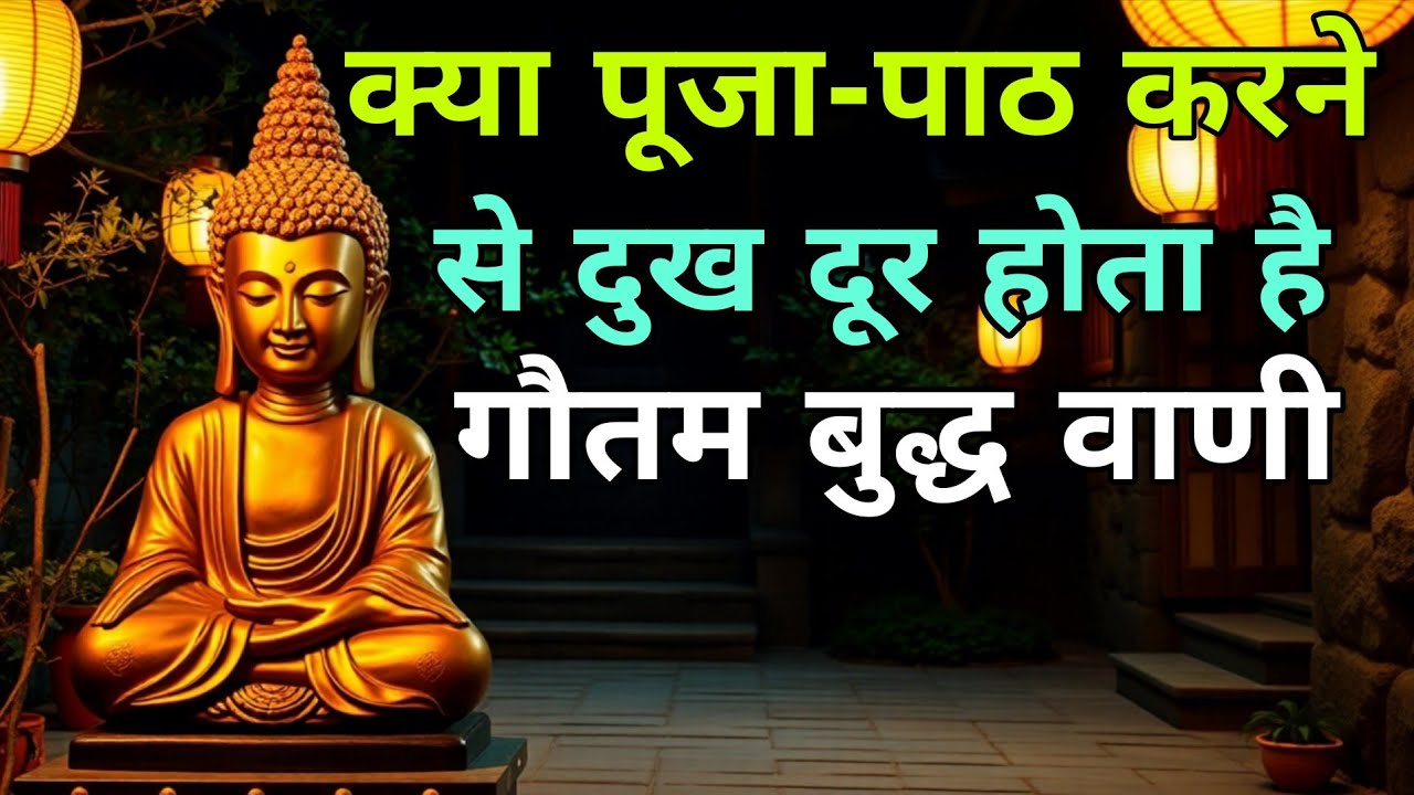 क्या पूजा-पाठ करने से दुख दूर होता है l गौतम बुद्ध वाणी l buddha blessing inspire #wisdom 