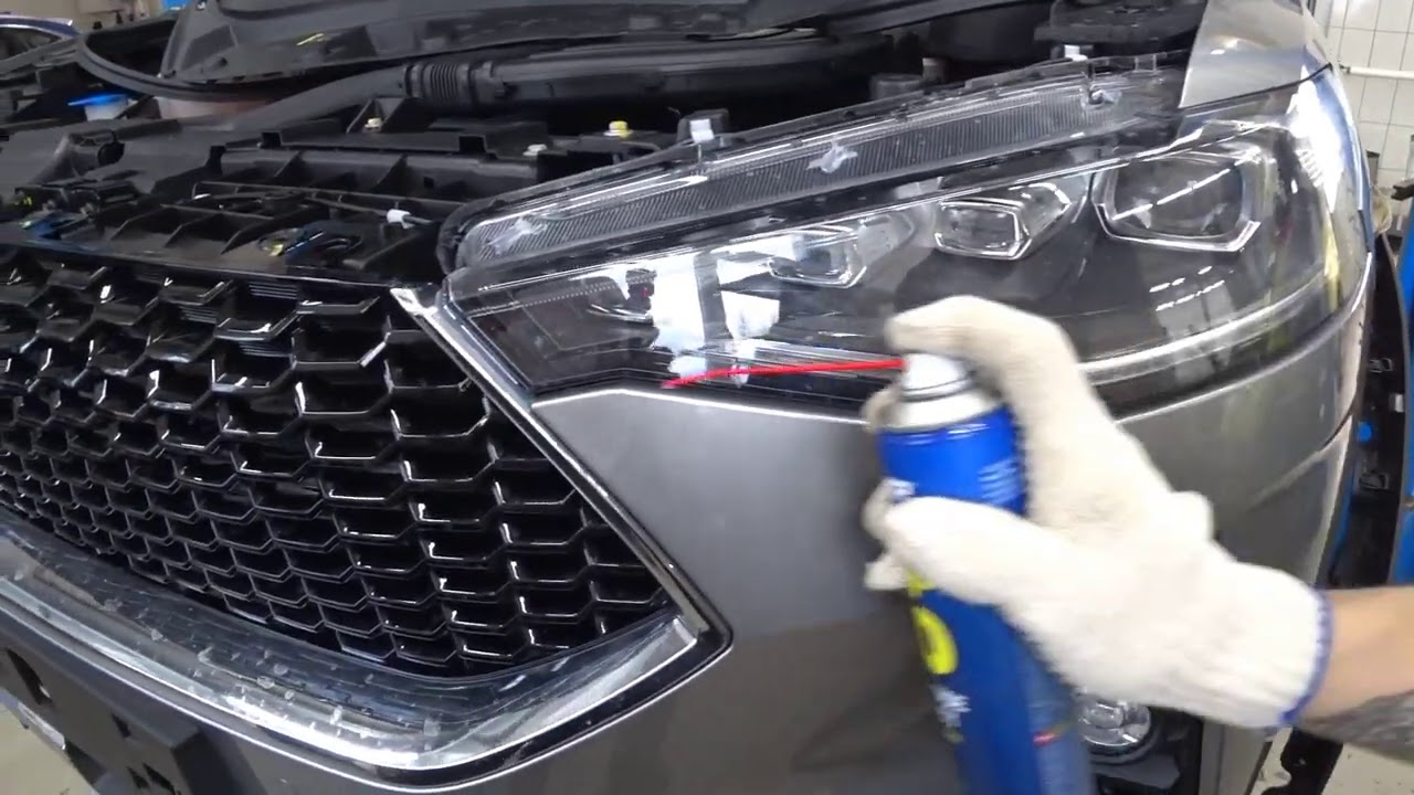 Как снять бампер Haval F7, F7X и поставить сетку