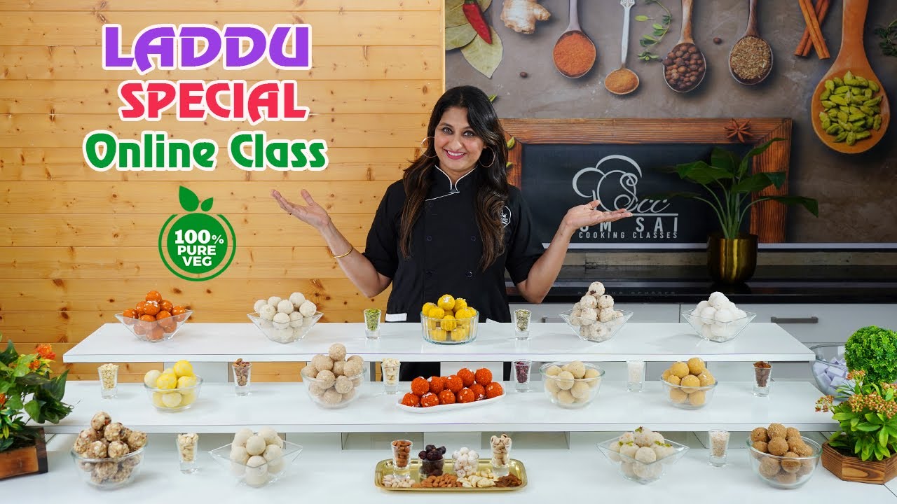 Laddu Special Online Cooking Class ☎️+91 8551 8551 04☎️+91 8551 8551 07 By Om Sai Cooking Class