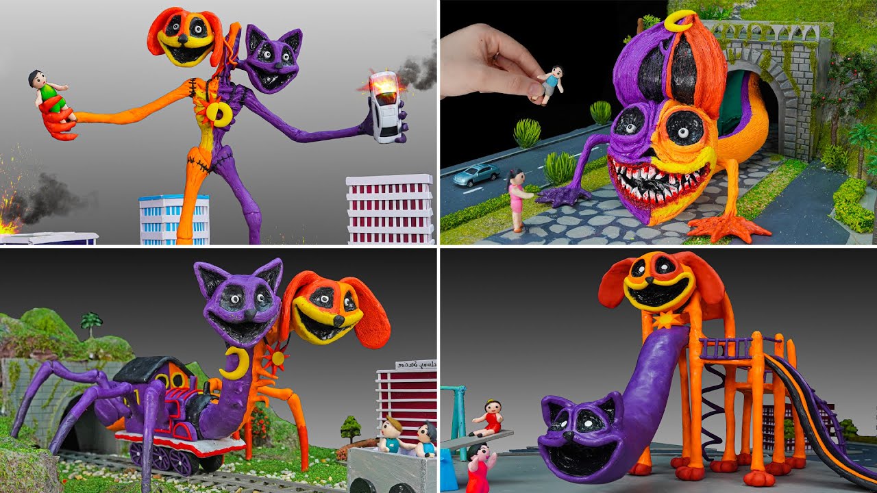 All CATNAP and DOGDAY Mixed TREVOR HENDERSON Monster with polymer clay