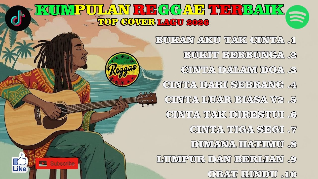 Kumpulan Lagu Reggae Terbaik 2026 – Alur Nada Lembut Sepanjang Hari