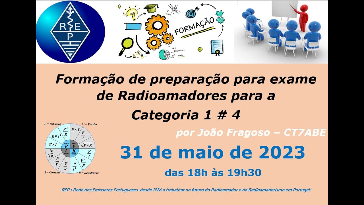 REP Academia Formação de preparação para exame de Radioamadores Cat1#4