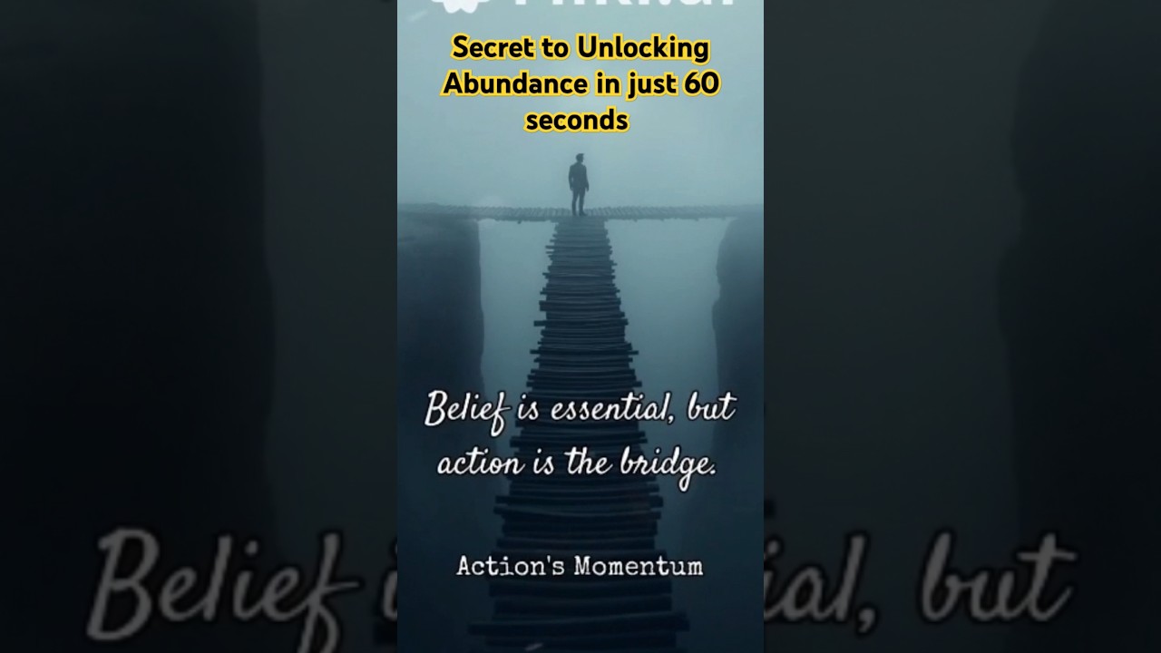 Secret to Unlocking Abundance in just 60 seconds #2 #motivation #facts #wealth  #money