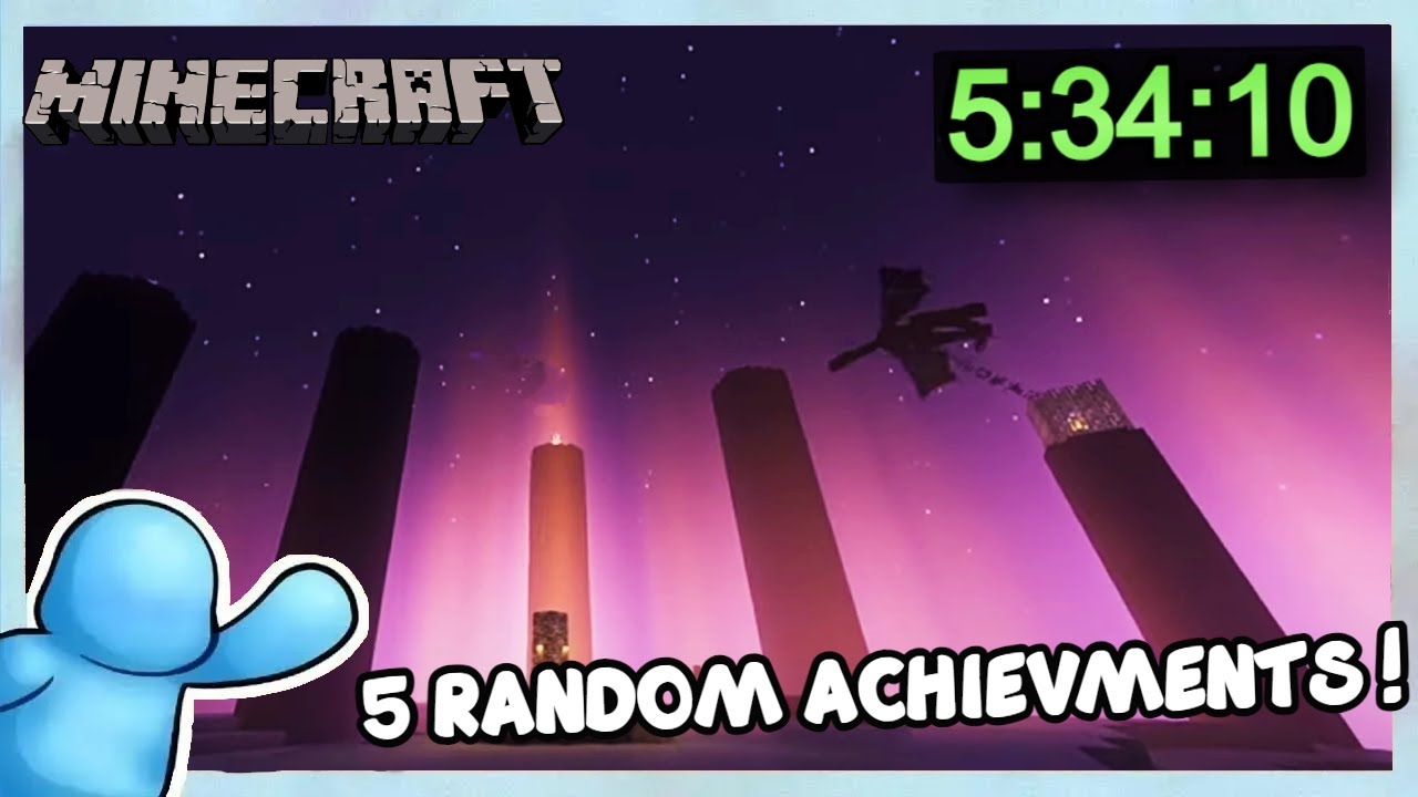 Stream doesn't end until I get these random achievements! | Minecraft