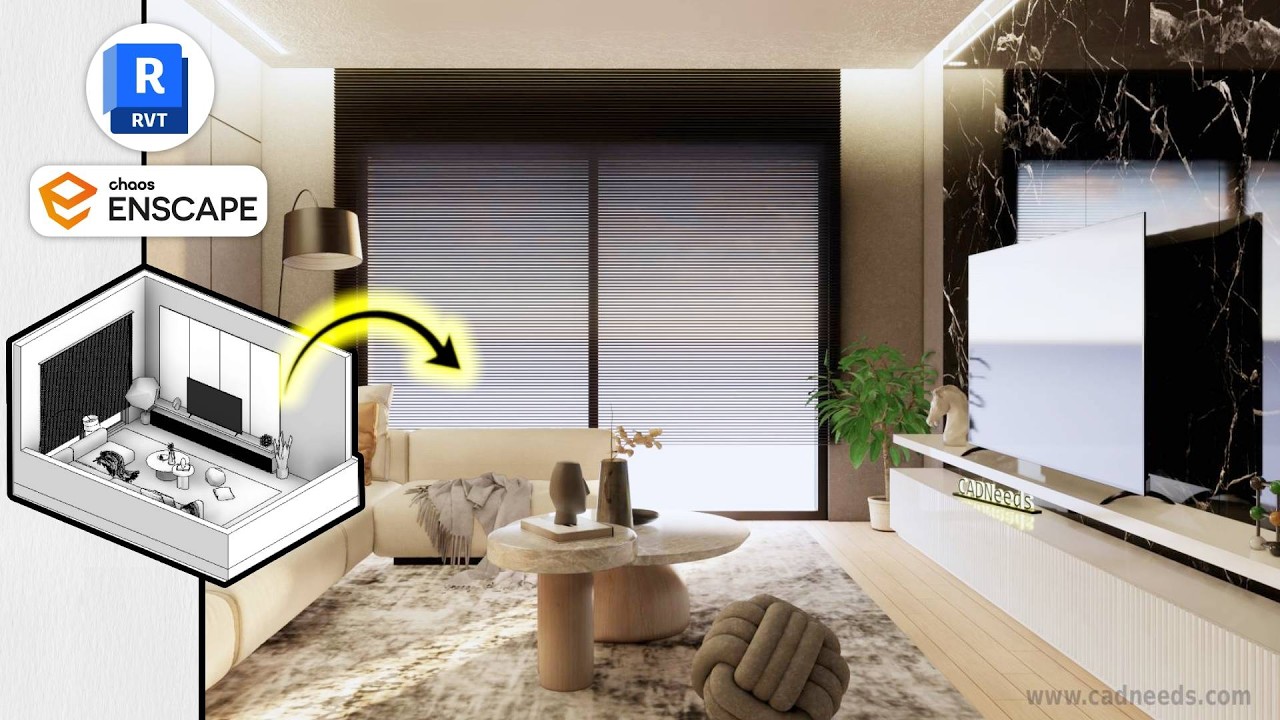 How to Create Realistic Interior Renders: Revit + Enscape 4.0 (Full Workflow)