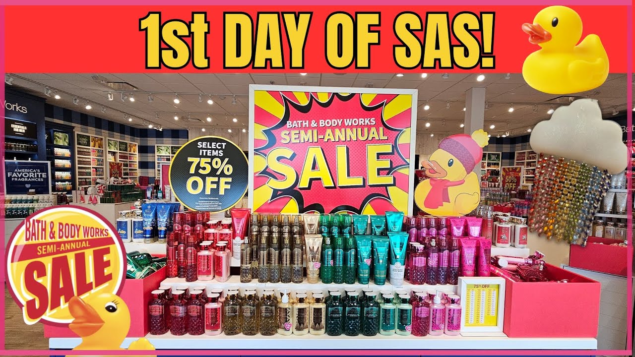 Bath & Body Works | 1st DAY OF WINTER SAS | 75% OFF | NEW FINDS | Store Walk Thru #bathandbodyworks