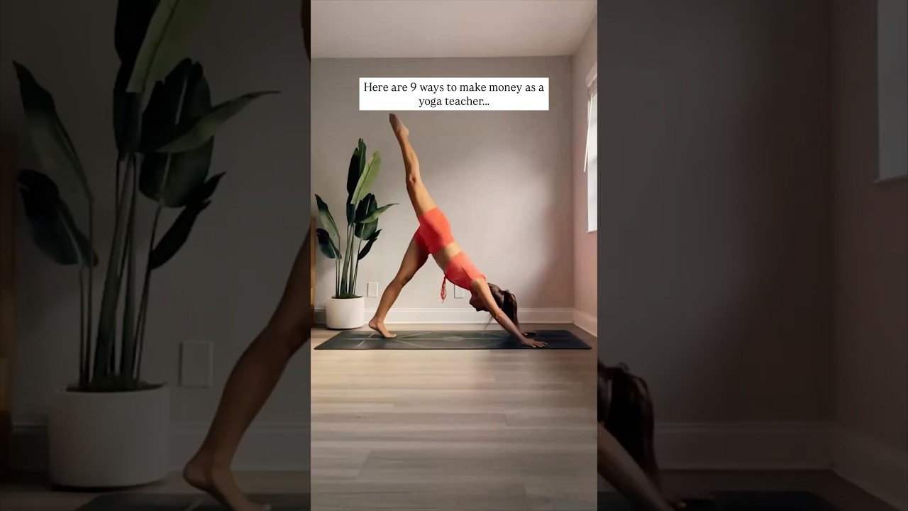 9 ways to make money as a yoga teacher ⭐️